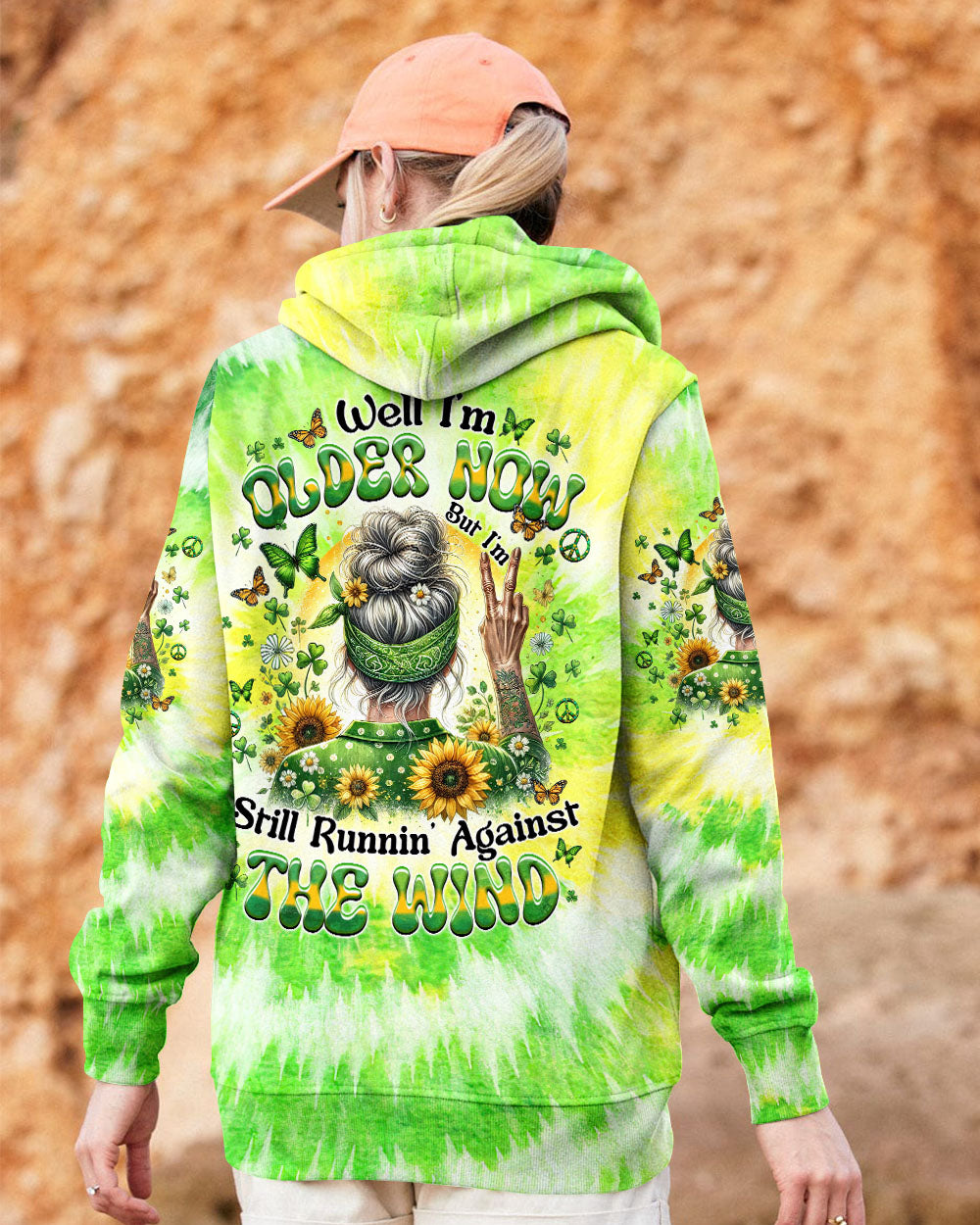 RUNNING AGAINST THE WIND TIE DYE ALL OVER PRINT - TYTM1601253