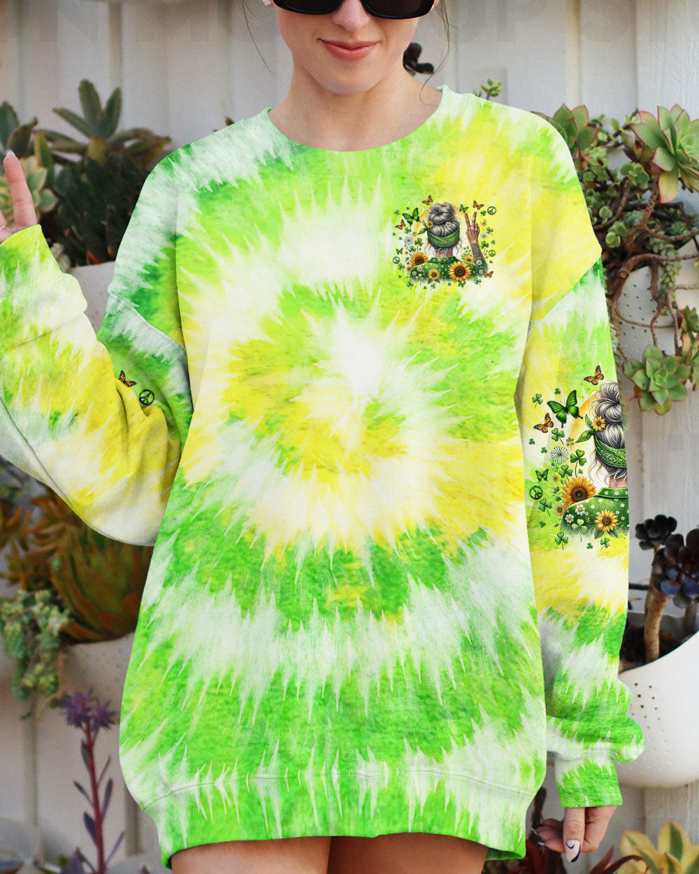 RUNNING AGAINST THE WIND TIE DYE ALL OVER PRINT - TYTM1601253