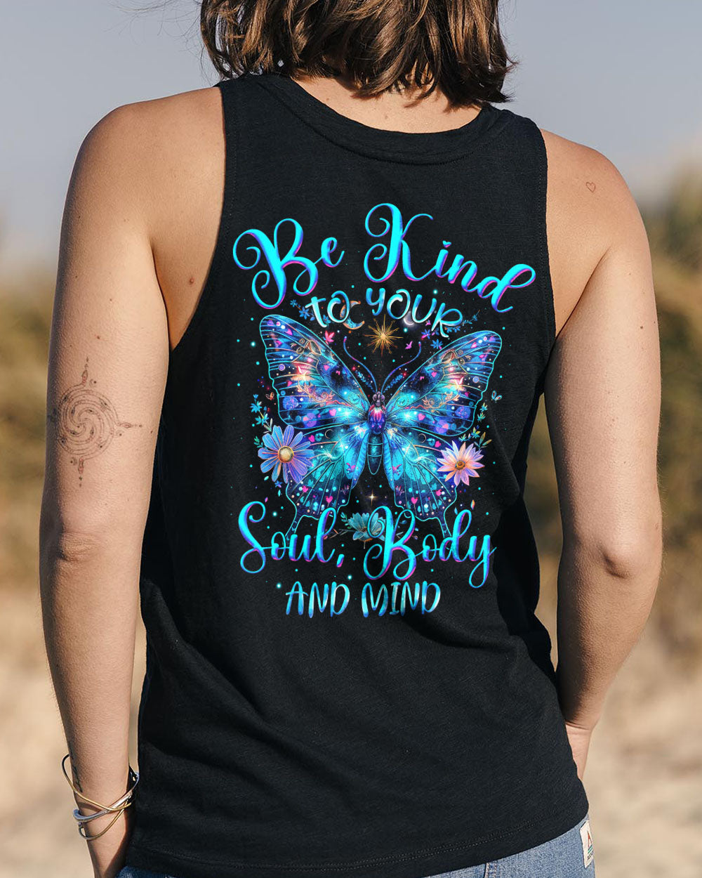 BE KIND TO YOUR MIND BUTTERFLY ALL OVER PRINT - TYTM1603241