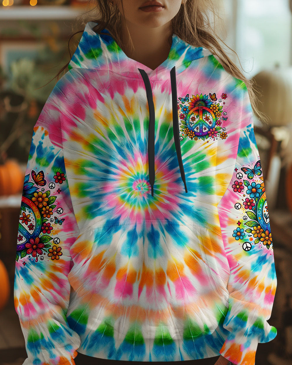 IMAGINE ALL THE PEOPLE LIVING LIFE IN PEACE TIE DYE ALL OVER PRINT - TYTM1604251