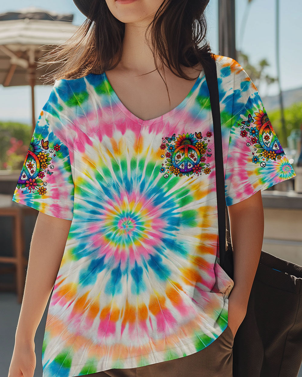 IMAGINE ALL THE PEOPLE LIVING LIFE IN PEACE TIE DYE ALL OVER PRINT - TYTM1604251