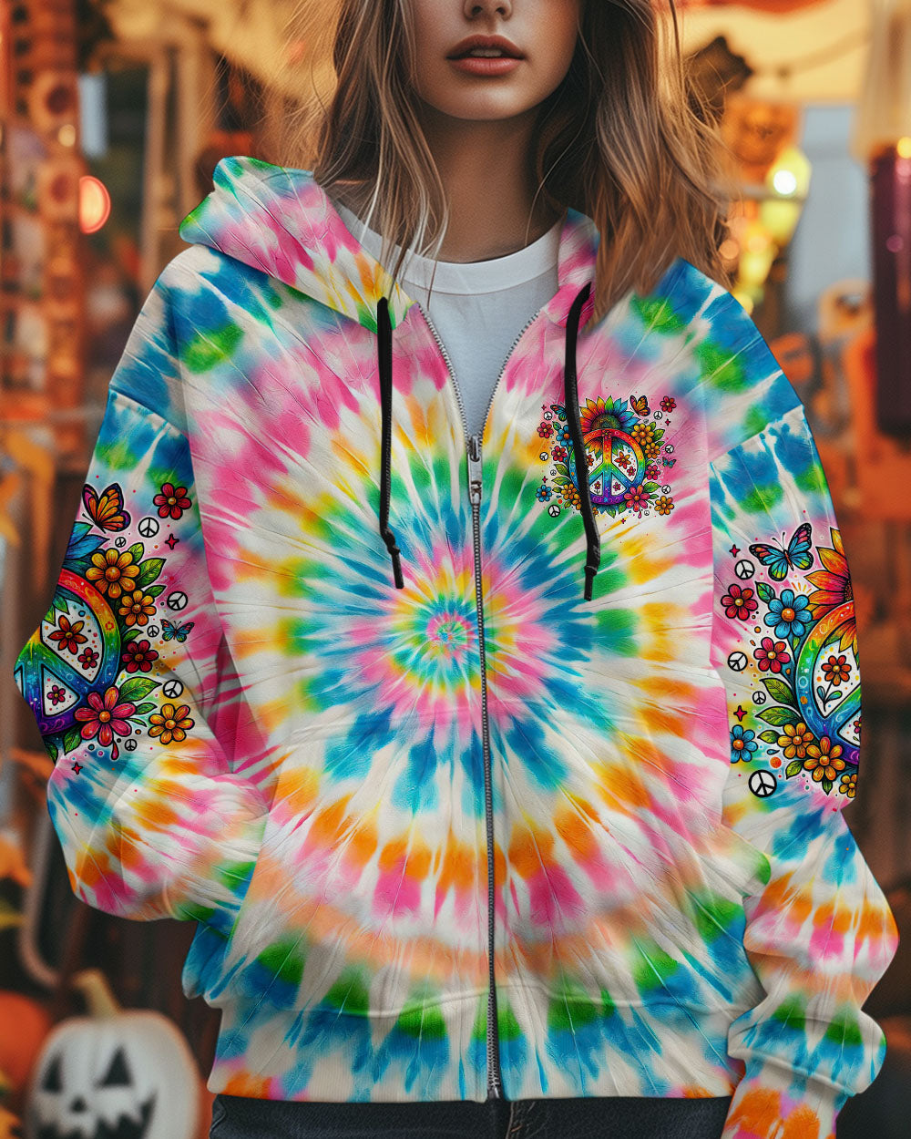 IMAGINE ALL THE PEOPLE LIVING LIFE IN PEACE TIE DYE ALL OVER PRINT - TYTM1604251
