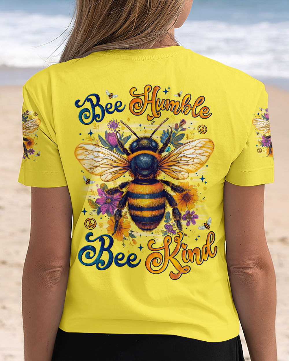 BEE HUMBLE BEE KIND ALL OVER PRINT - TYTM1606251