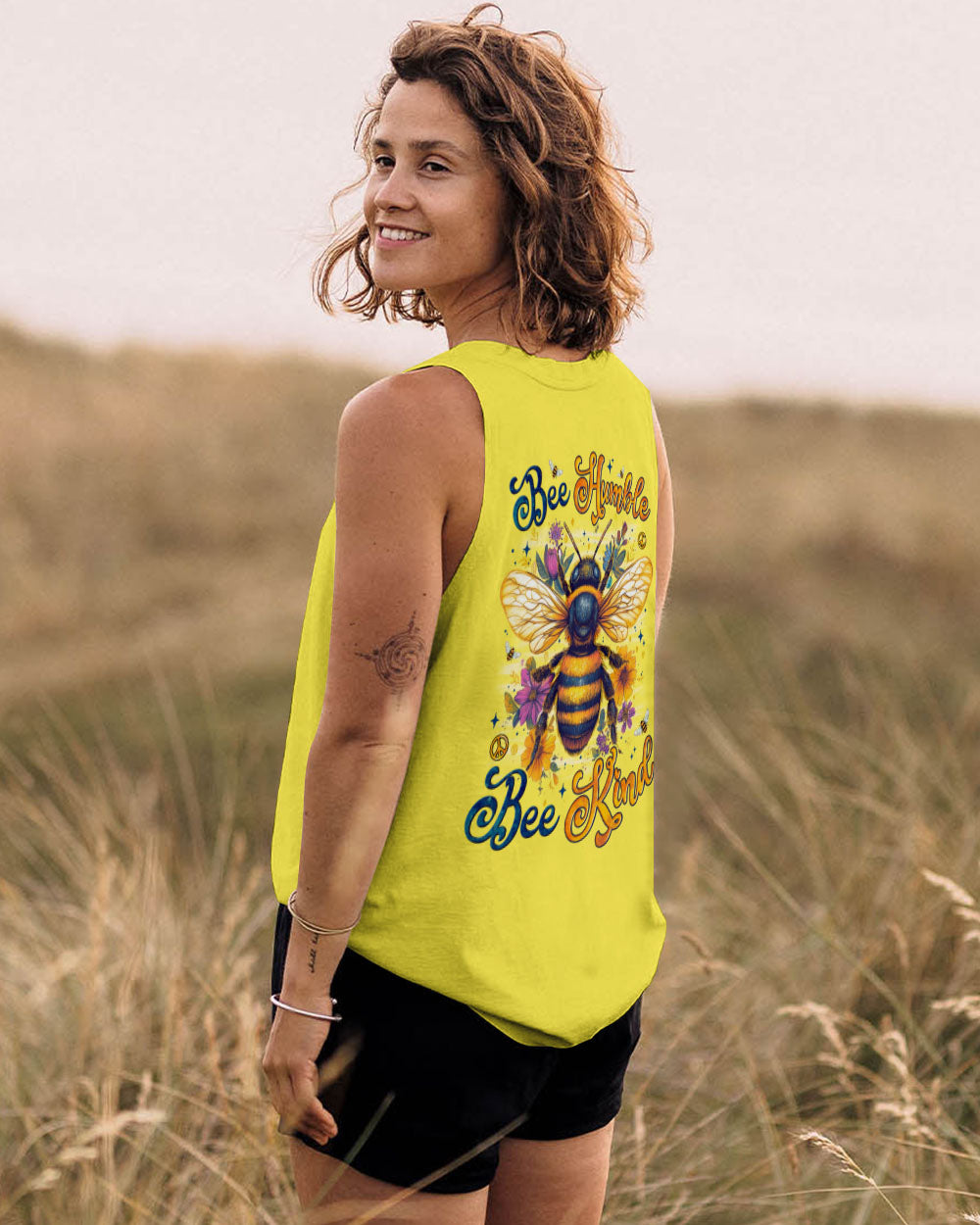 BEE HUMBLE BEE KIND ALL OVER PRINT - TYTM1606251