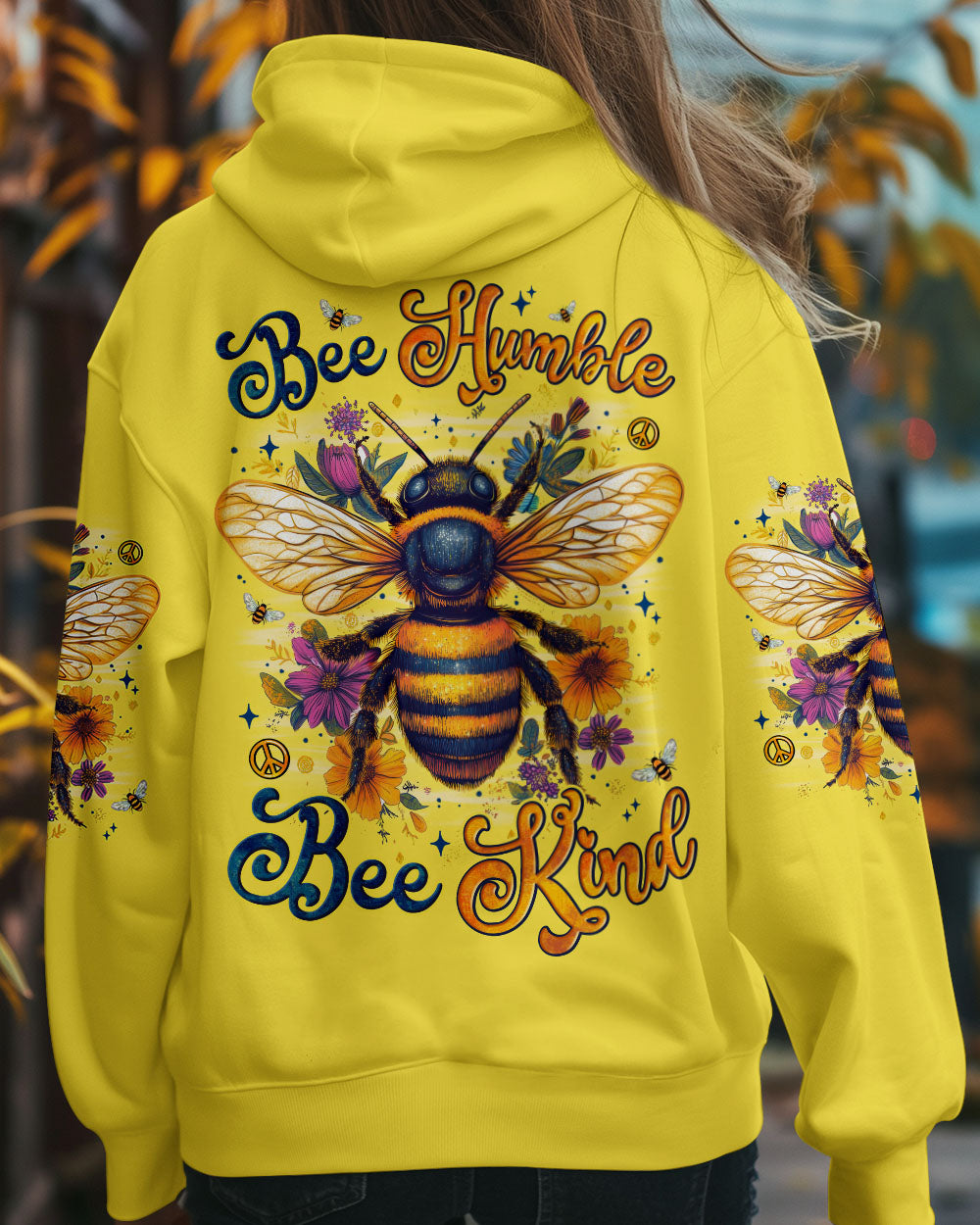 BEE HUMBLE BEE KIND ALL OVER PRINT - TYTM1606251