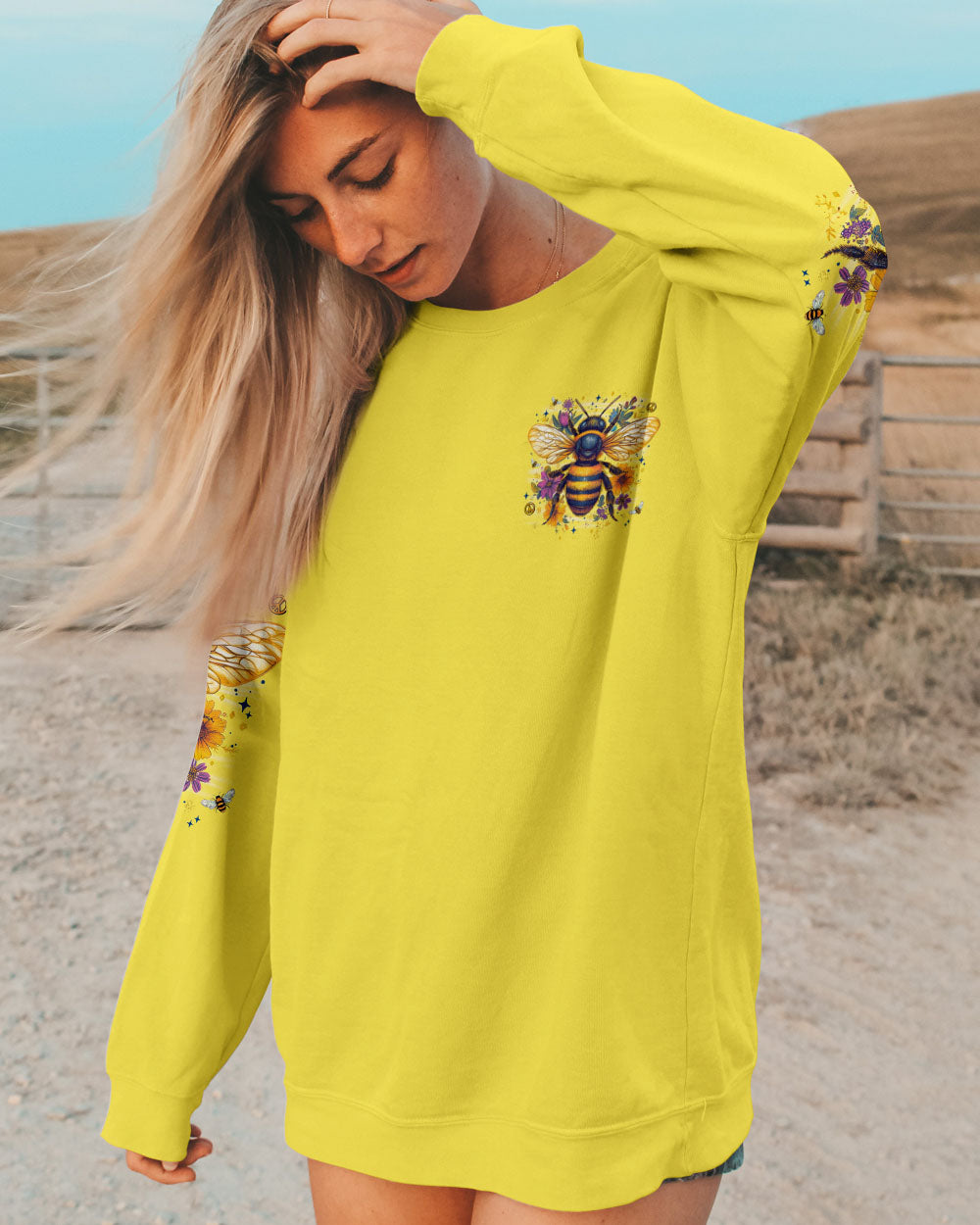 BEE HUMBLE BEE KIND ALL OVER PRINT - TYTM1606251