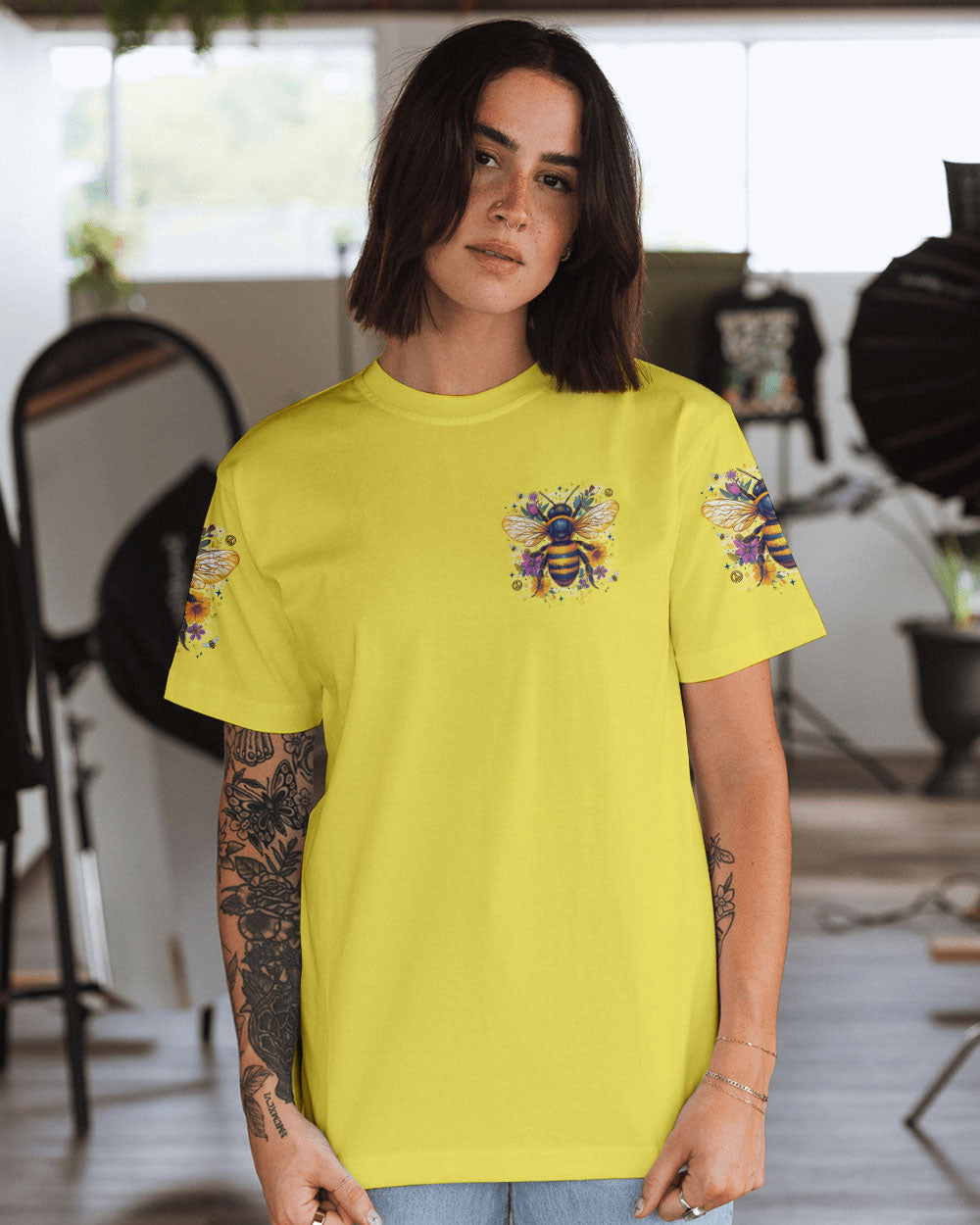 BEE HUMBLE BEE KIND ALL OVER PRINT - TYTM1606251
