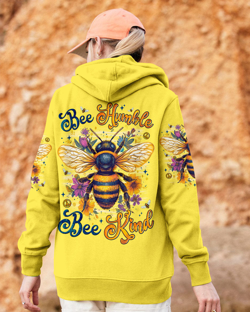 BEE HUMBLE BEE KIND ALL OVER PRINT - TYTM1606251