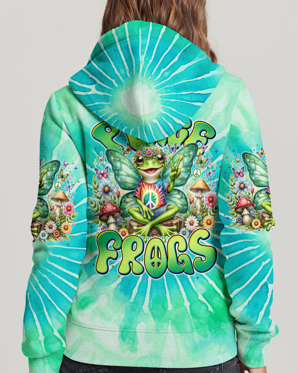 PEACE FROGS ALL OVER PRINT - TYTM1610231