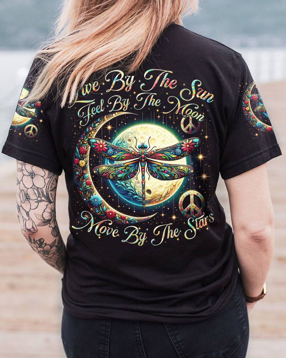 LIVE BY THE SUN DRAGONFLY ALL OVER PRINT - TYTM1610233