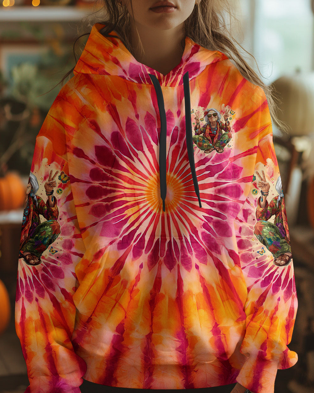 OLD HIPPIES TIE DYE ALL OVER PRINT - TYTM1701251