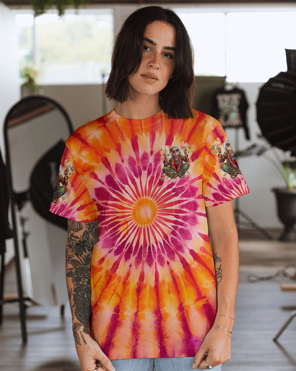 OLD HIPPIES TIE DYE ALL OVER PRINT - TYTM1701251