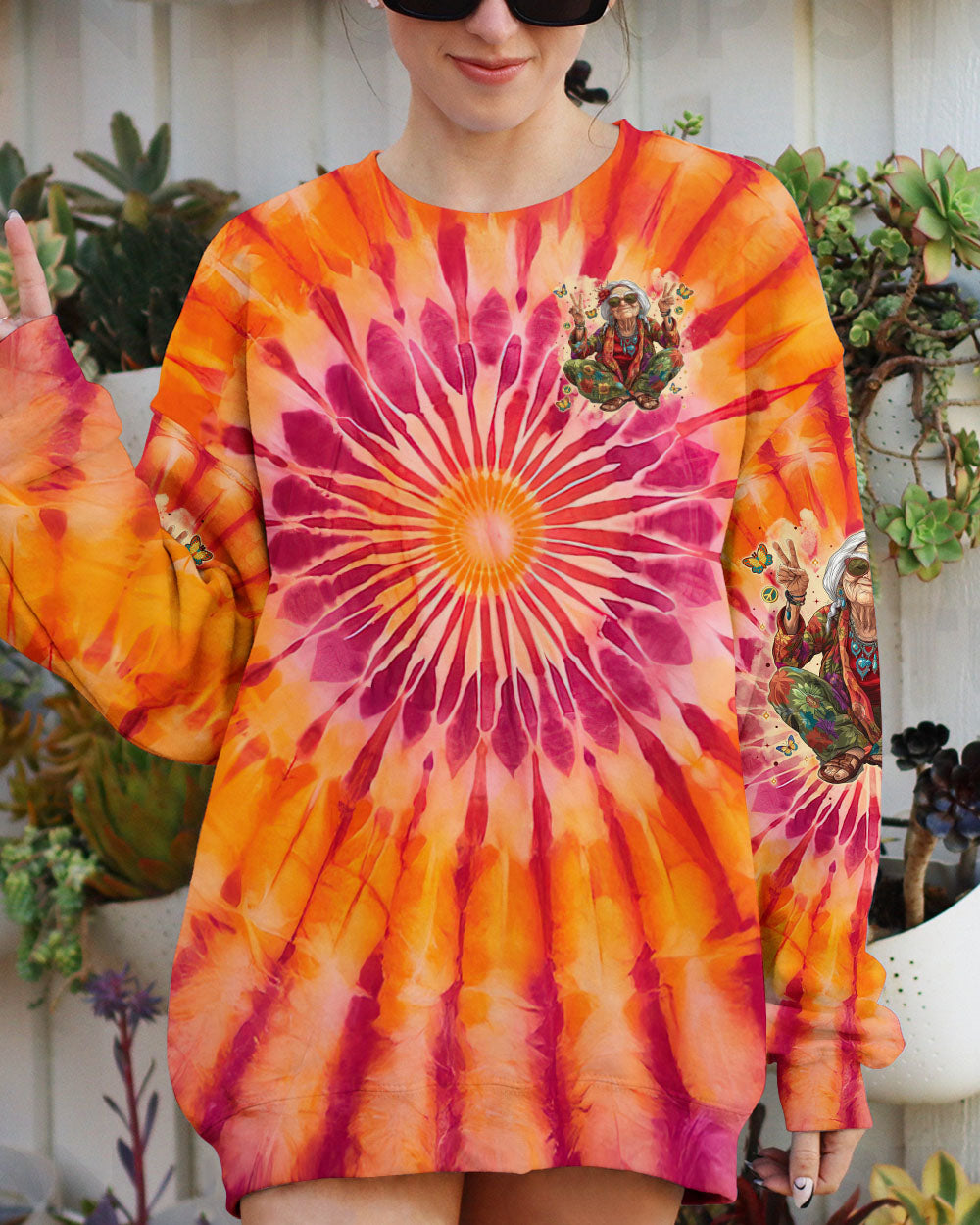 OLD HIPPIES TIE DYE ALL OVER PRINT - TYTM1701251