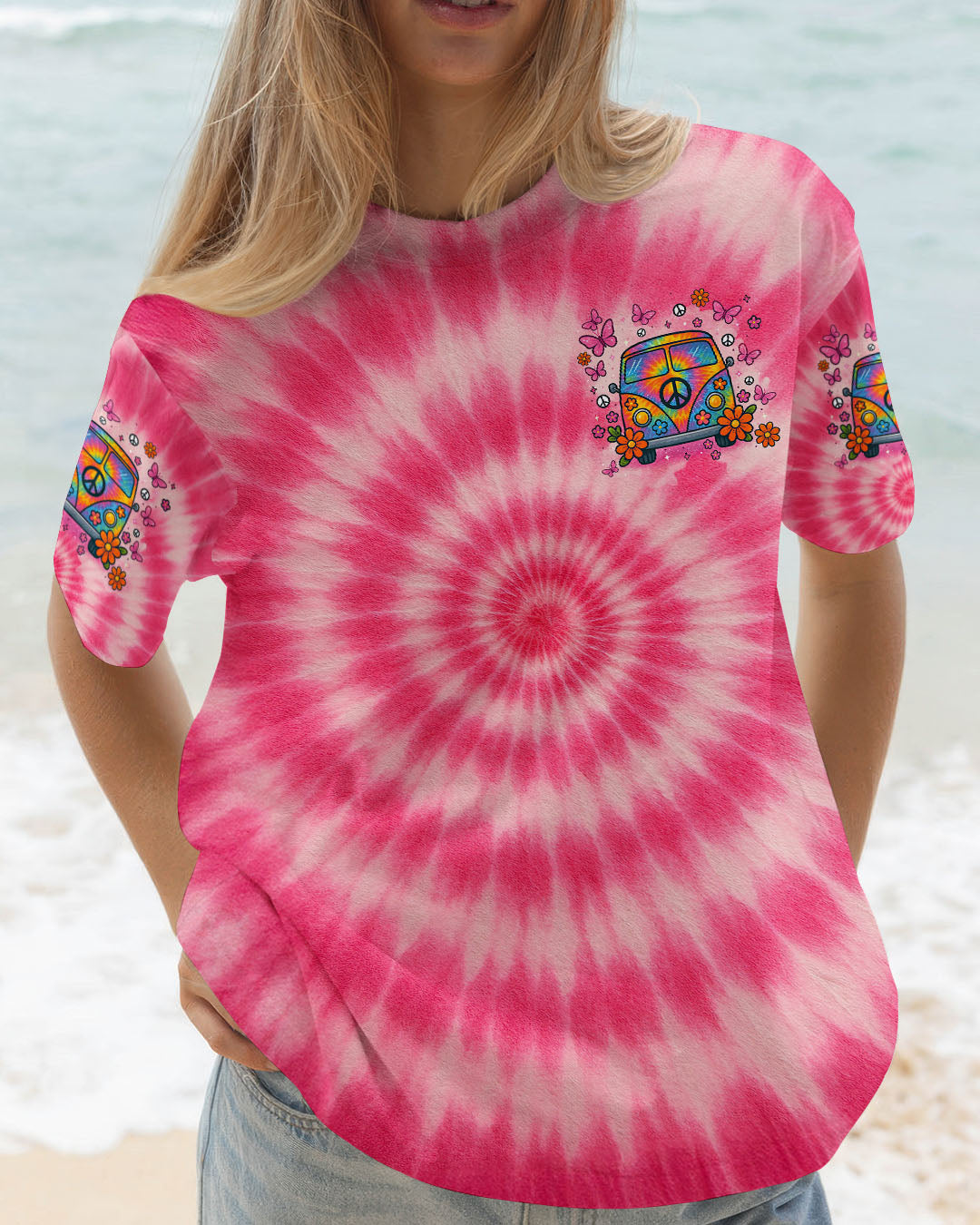 RUNNING AGAINST THE WIND TIE DYE ALL OVER PRINT - TYTM1704252