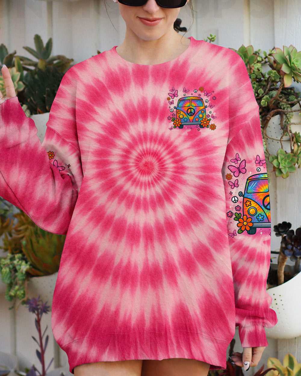 RUNNING AGAINST THE WIND TIE DYE ALL OVER PRINT - TYTM1704252