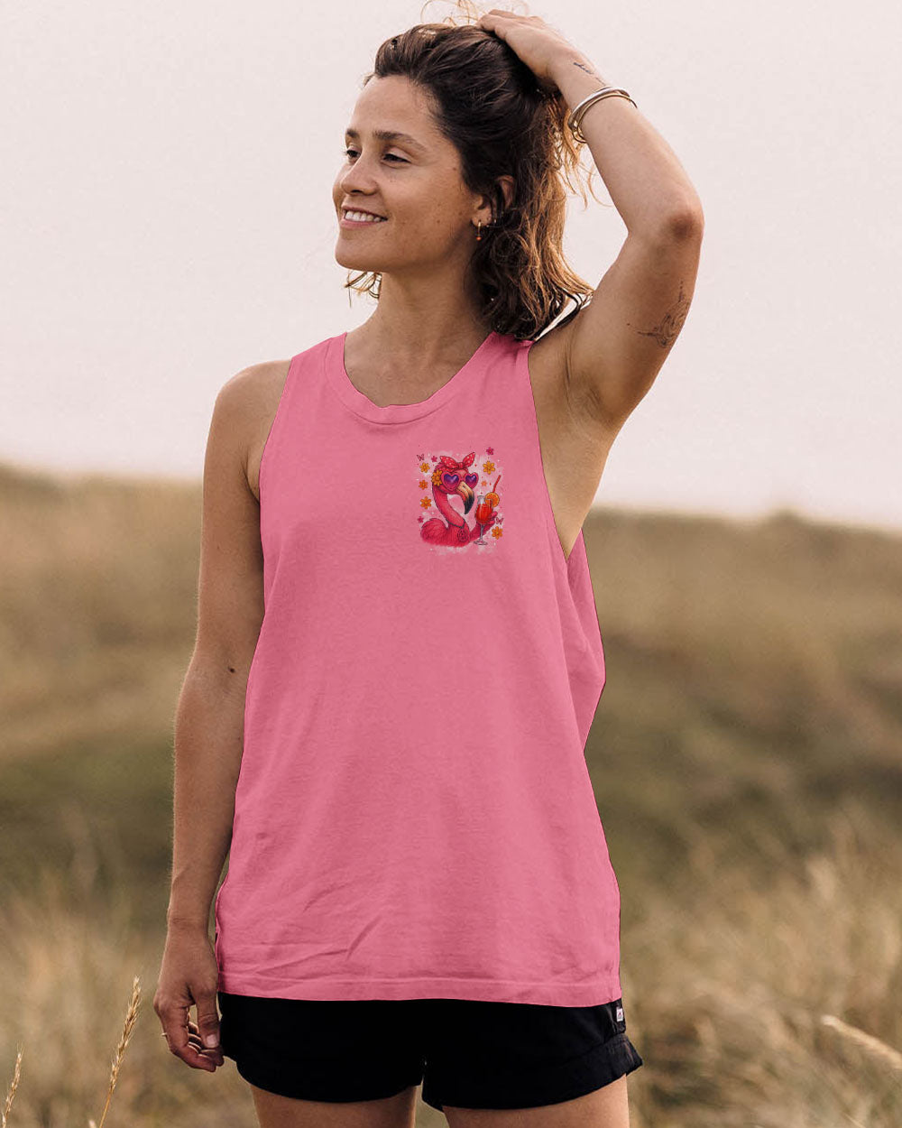 GOOD FOR YOU FLAMINGO HIPPIE ALL OVER PRINT - TYTM1704254