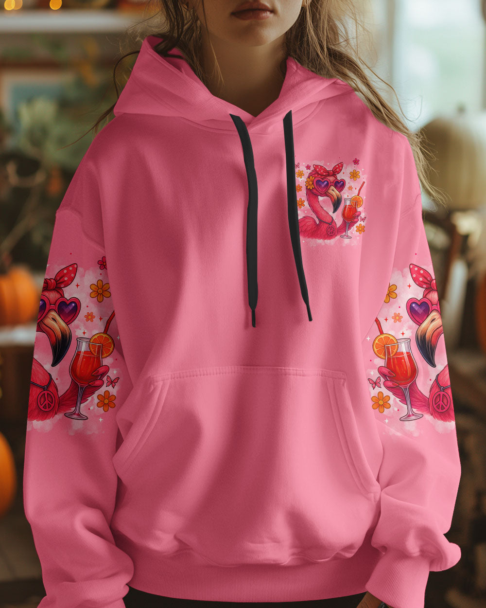 GOOD FOR YOU FLAMINGO HIPPIE ALL OVER PRINT - TYTM1704254