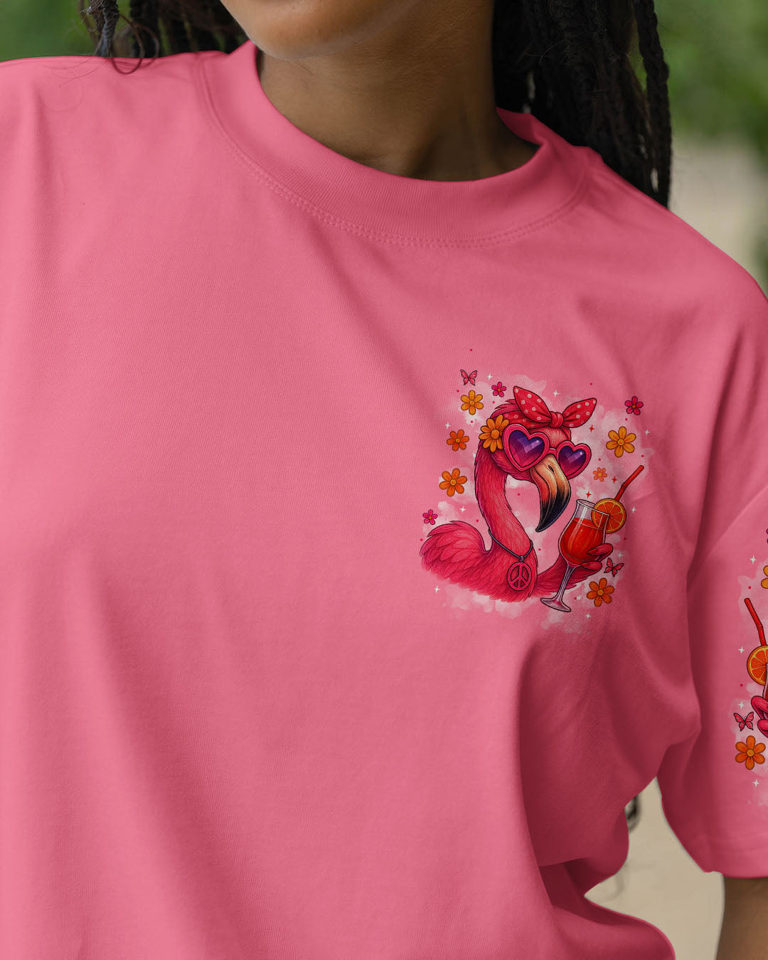 GOOD FOR YOU FLAMINGO HIPPIE ALL OVER PRINT - TYTM1704254