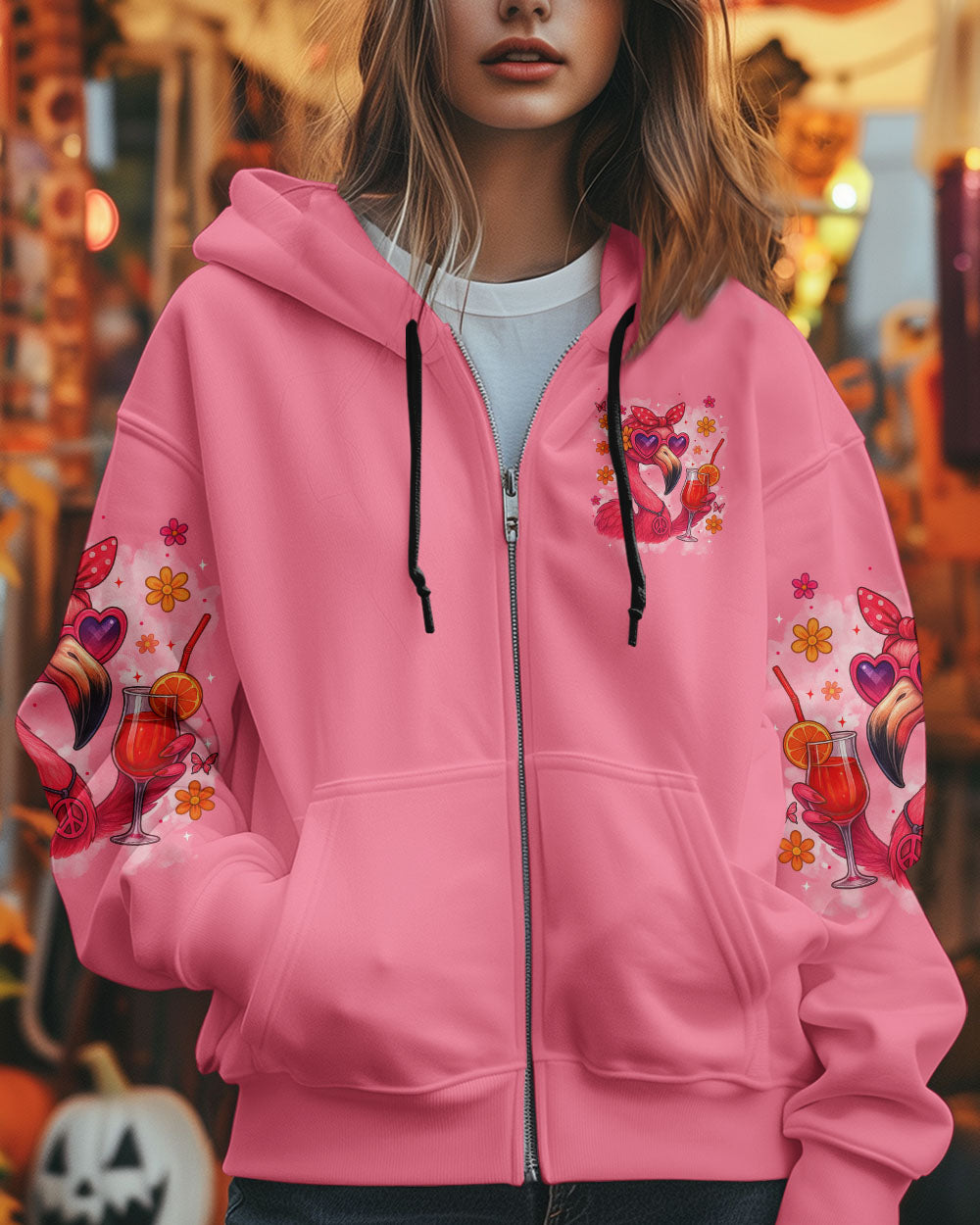 GOOD FOR YOU FLAMINGO HIPPIE ALL OVER PRINT - TYTM1704254