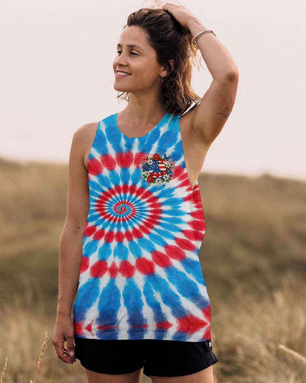 IMAGINE ALL THE PEOPLE LIVING LIFE IN PEACE TIE DYE ALL OVER PRINT - TYQY1605252