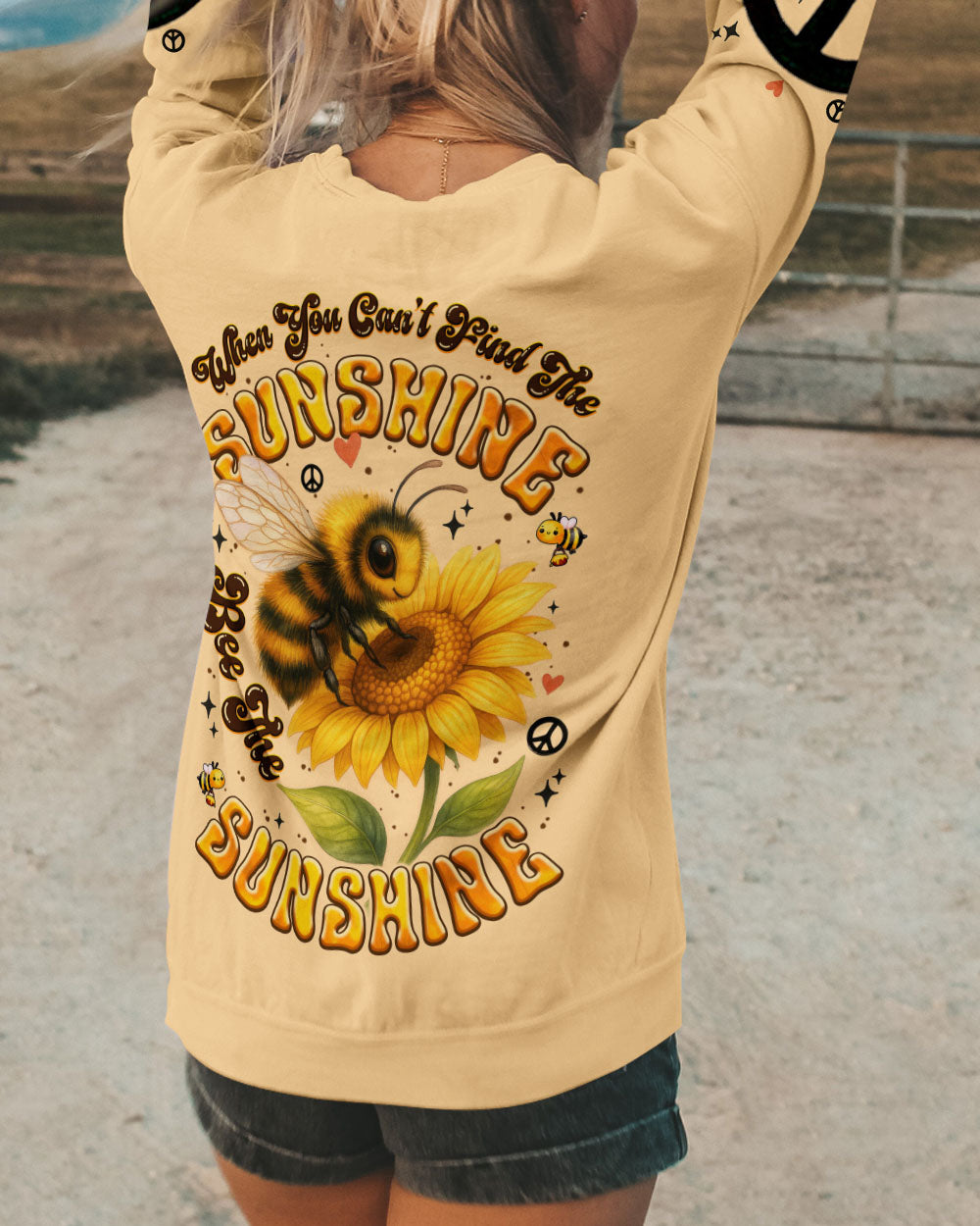 BEE THE SUNSHINE ALL OVER PRINT - TYTM1706253