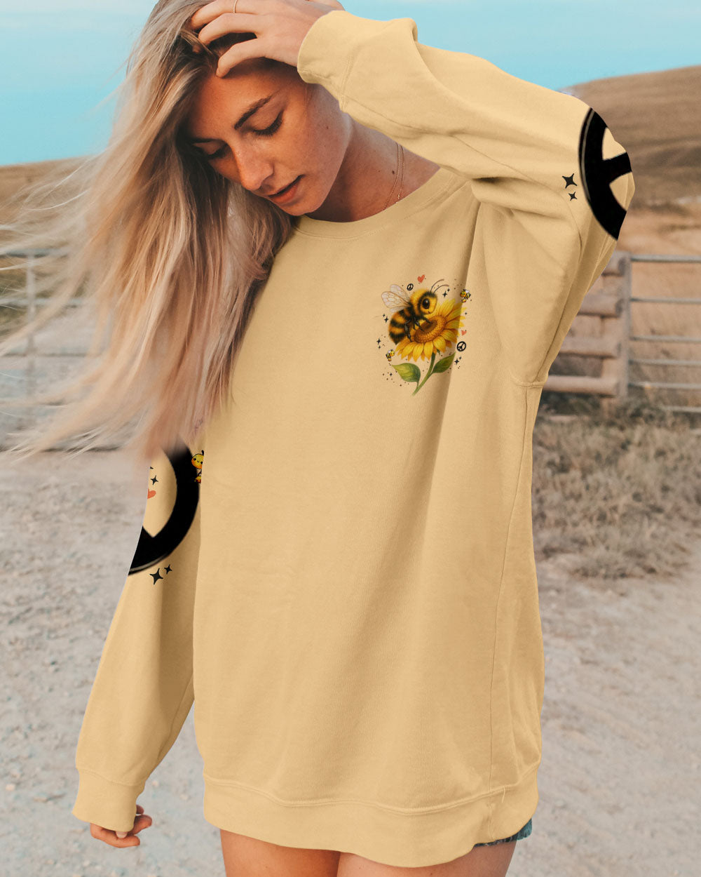 BEE THE SUNSHINE ALL OVER PRINT - TYTM1706253