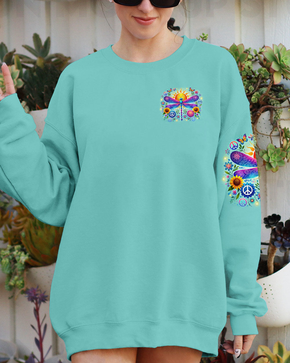 BE WHAT YOU WANT TO BE DRAGONFLY ALL OVER PRINT - TYTM1707241
