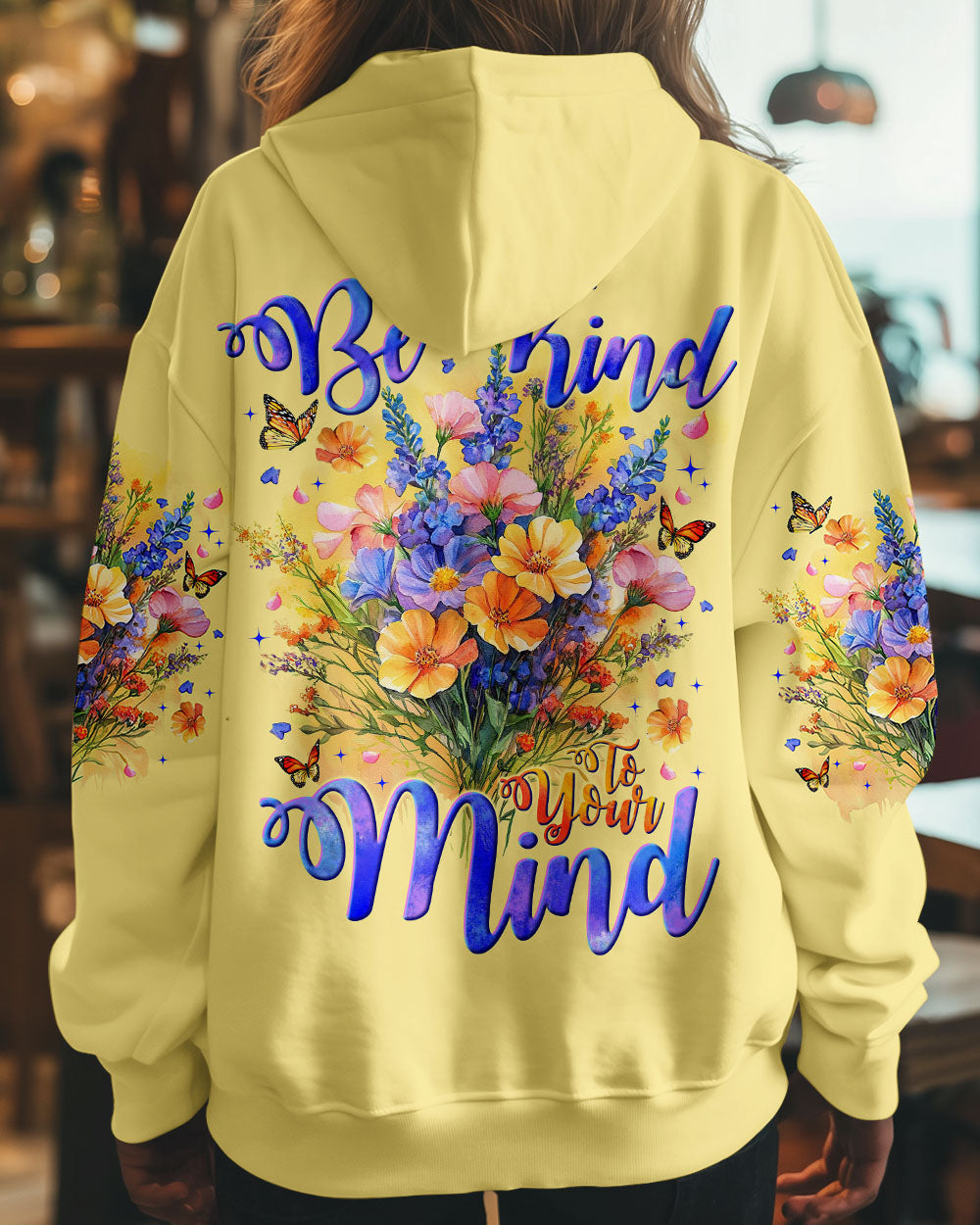 BE KIND TO YOUR MIND WILDFLOWERS ALL OVER PRINT - TYTM1802251