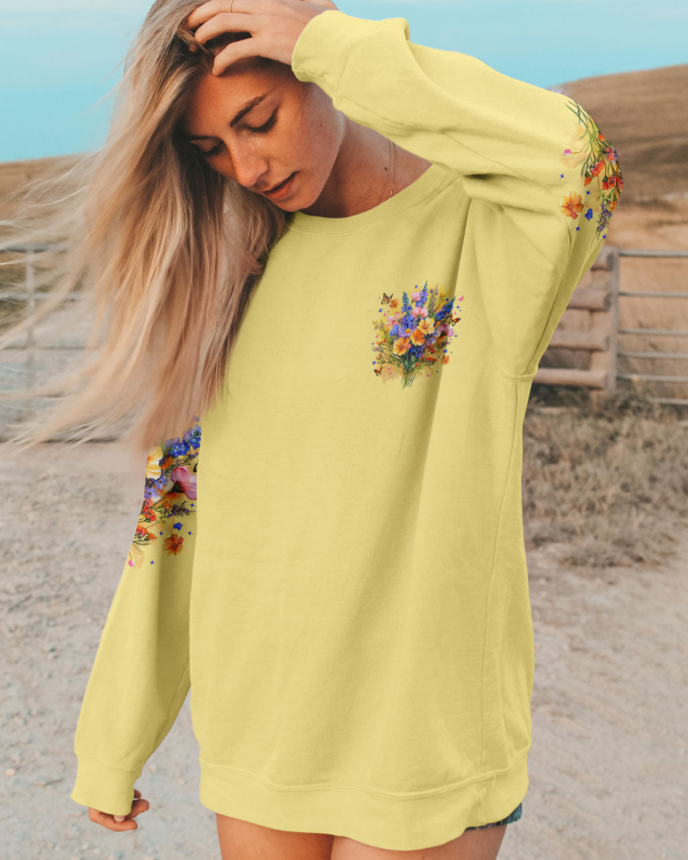 BE KIND TO YOUR MIND WILDFLOWERS ALL OVER PRINT - TYTM1802251