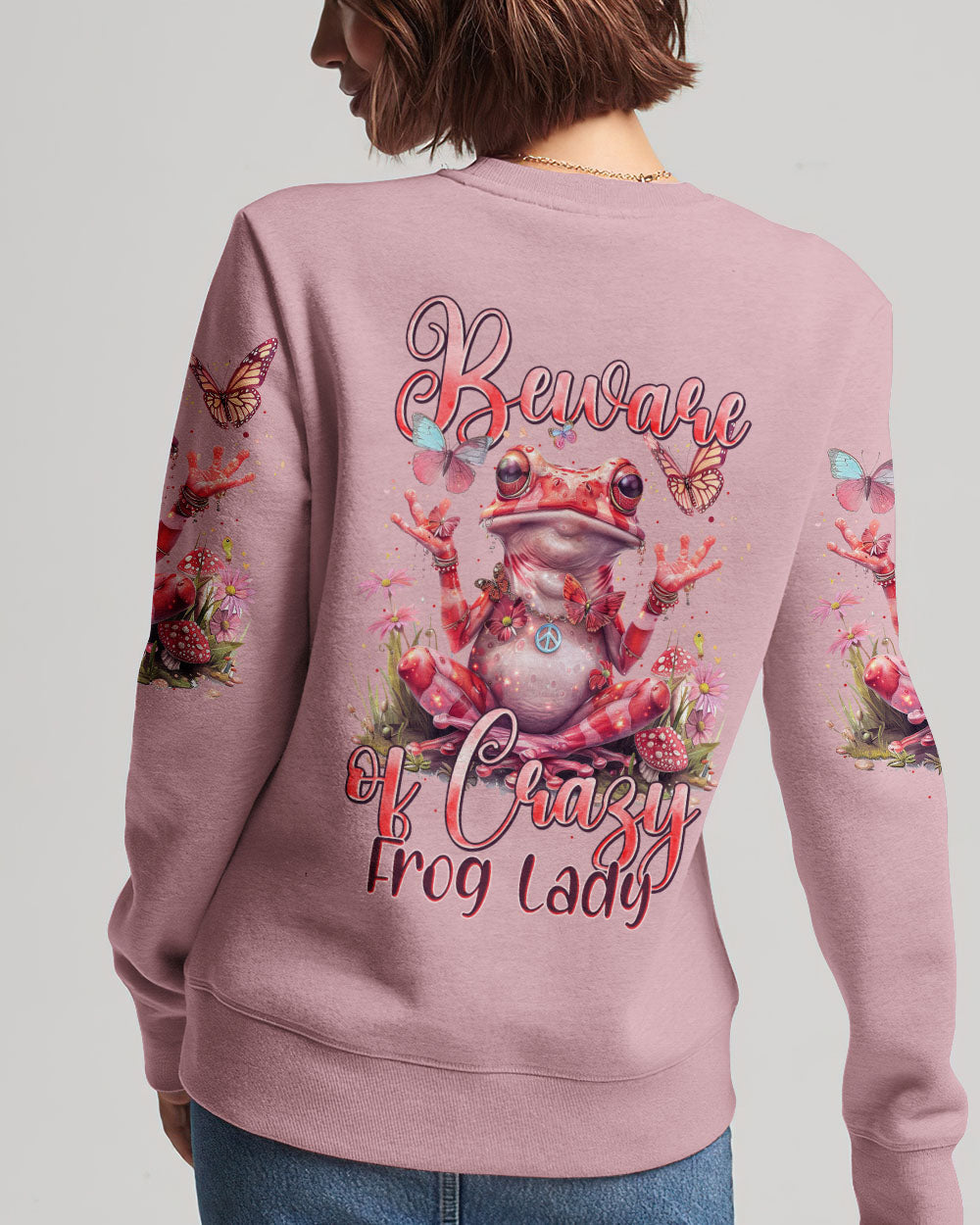 BEWARE OF CRAZY FROG LADY ALL OVER PRINT - TYTM1803241