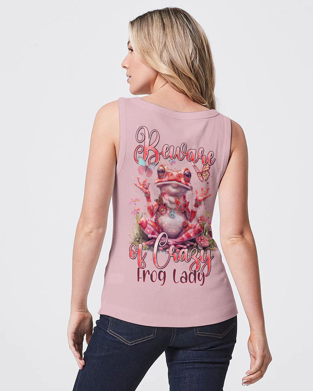 BEWARE OF CRAZY FROG LADY ALL OVER PRINT - TYTM1803241