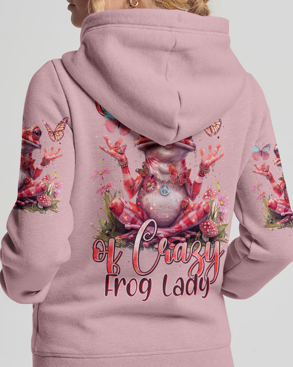 BEWARE OF CRAZY FROG LADY ALL OVER PRINT - TYTM1803241
