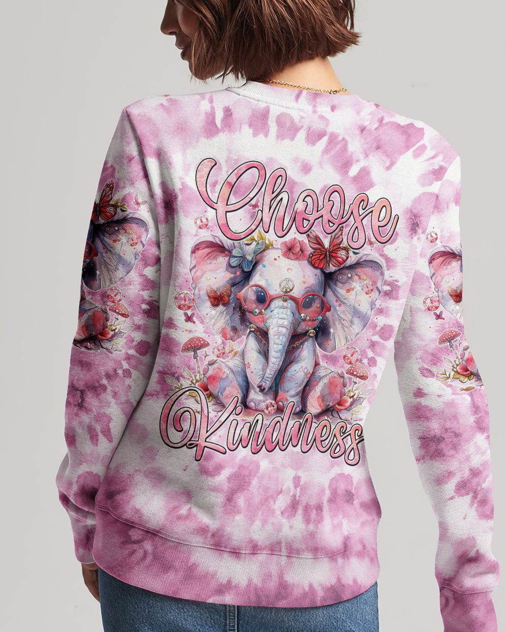 CHOOSE KINDNESS ELEPHANT ALL OVER PRINT - TYTM1803244