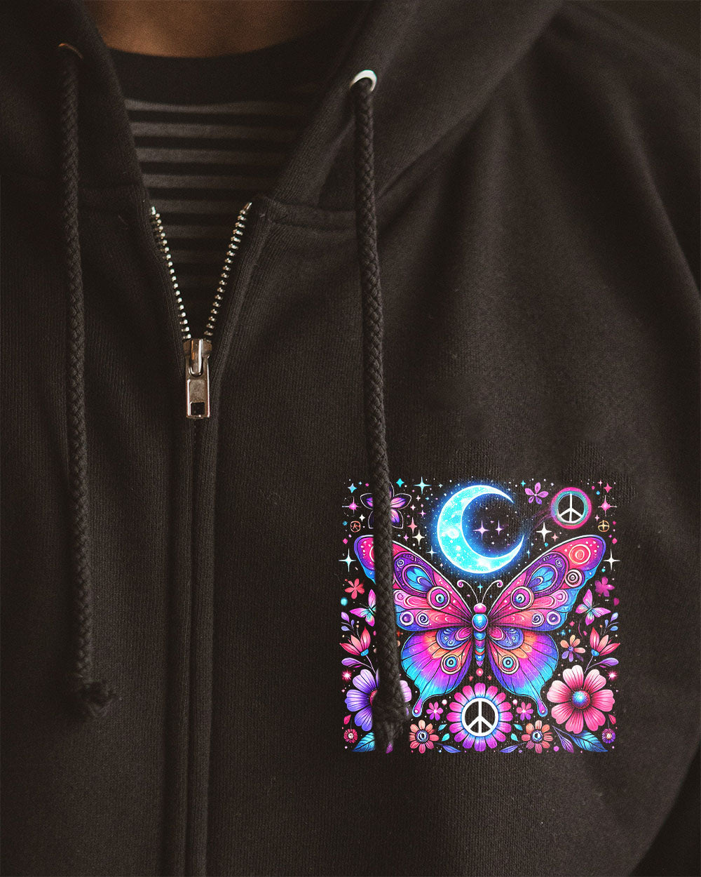 LIKE A TRUE NATURE’S CHILD BUTTERFLY ALL OVER PRINT - TYTM1803254