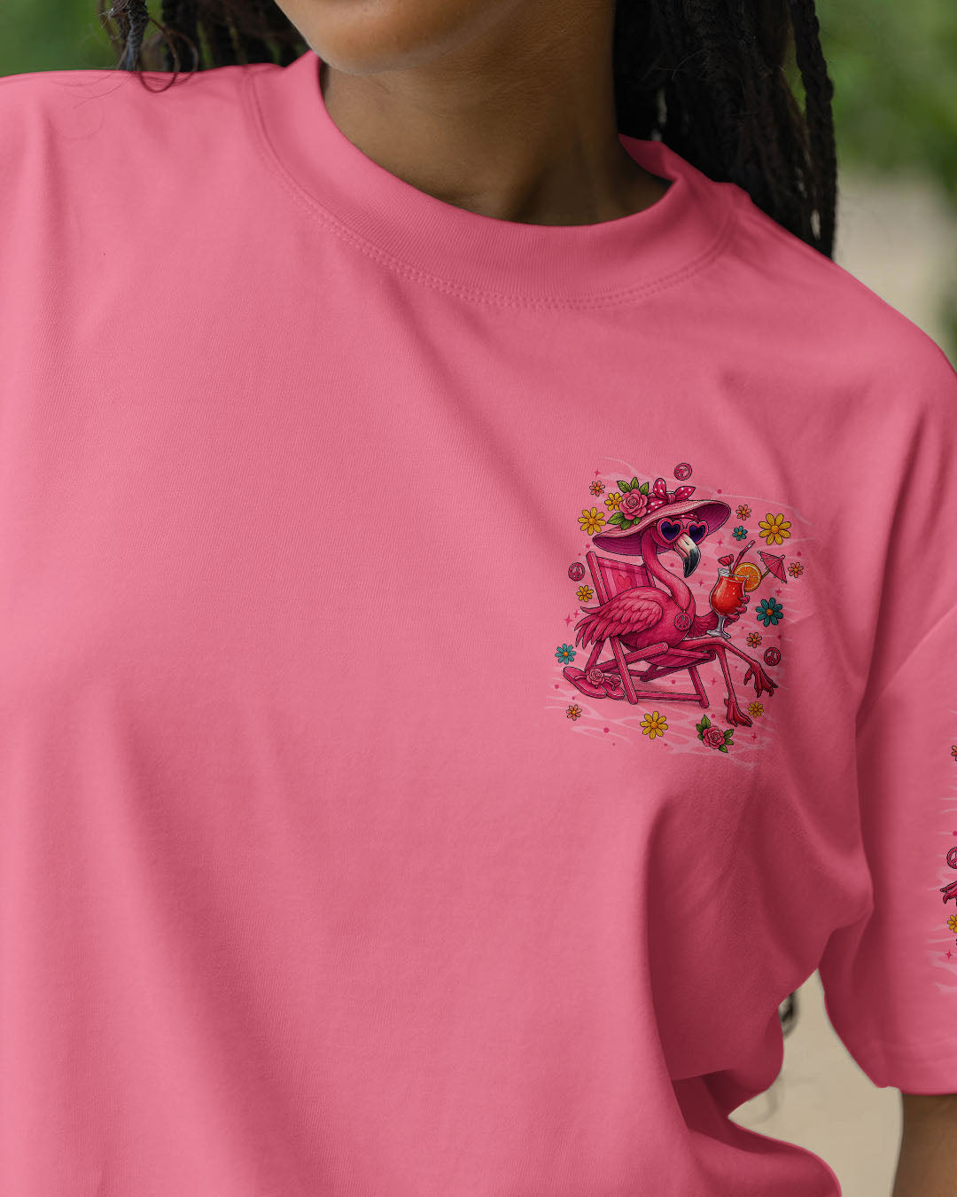 PRETTY IN PINK FLAMINGO ALL OVER PRINT - TYTM1804251