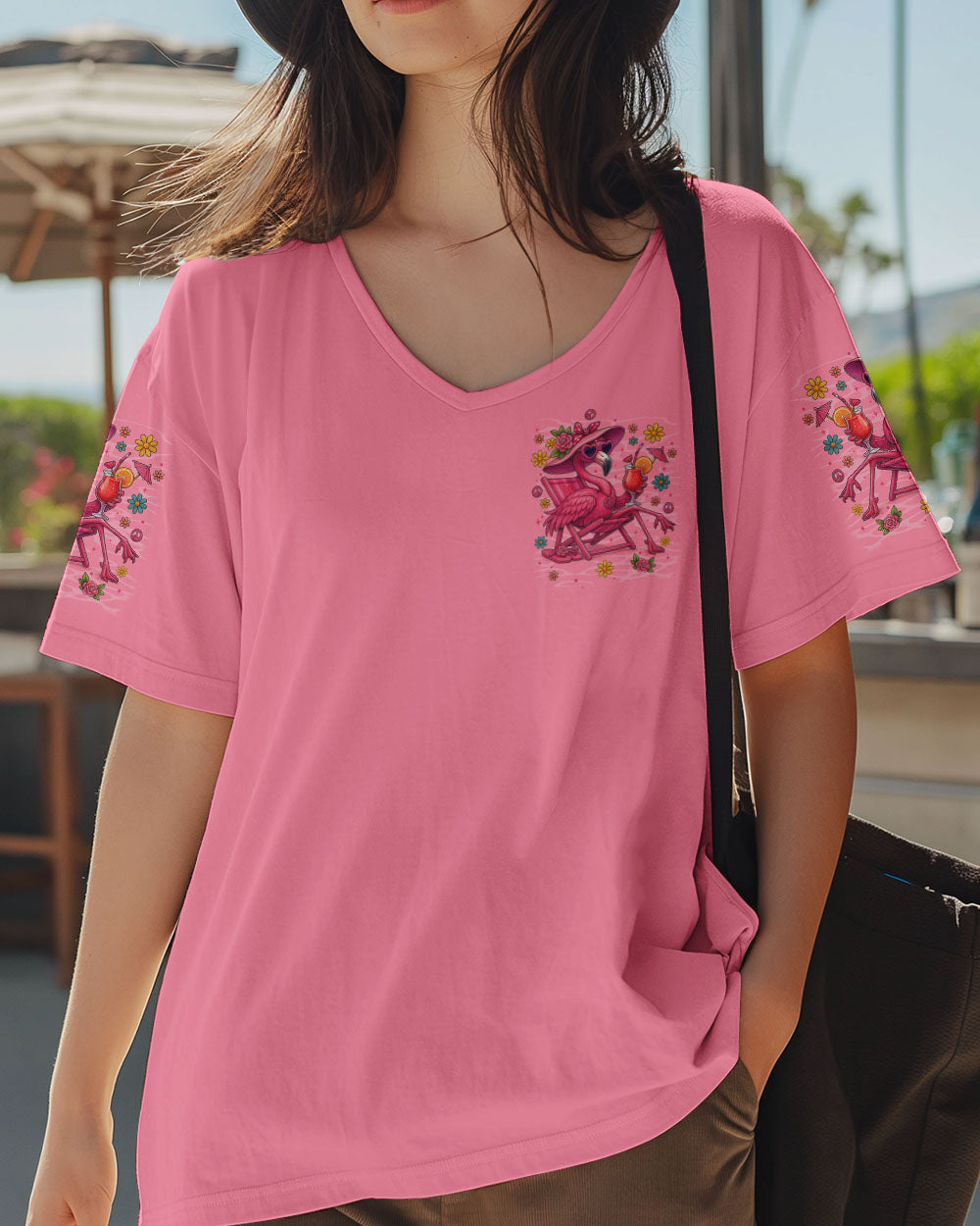 PRETTY IN PINK FLAMINGO ALL OVER PRINT - TYTM1804251