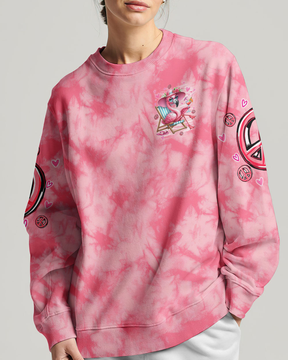 PRETTY IN PINK FLAMINGO ALL OVER PRINT - TYTM1806243