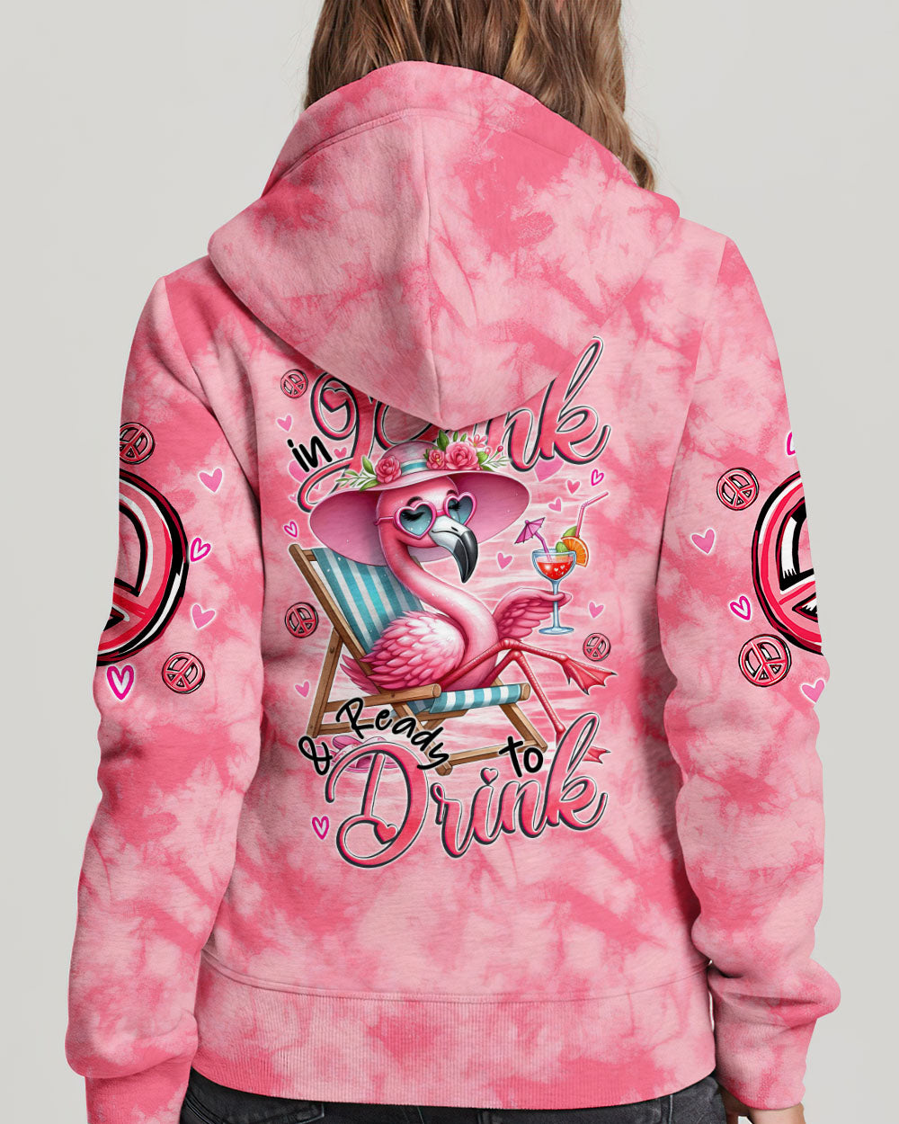 PRETTY IN PINK FLAMINGO ALL OVER PRINT - TYTM1806243