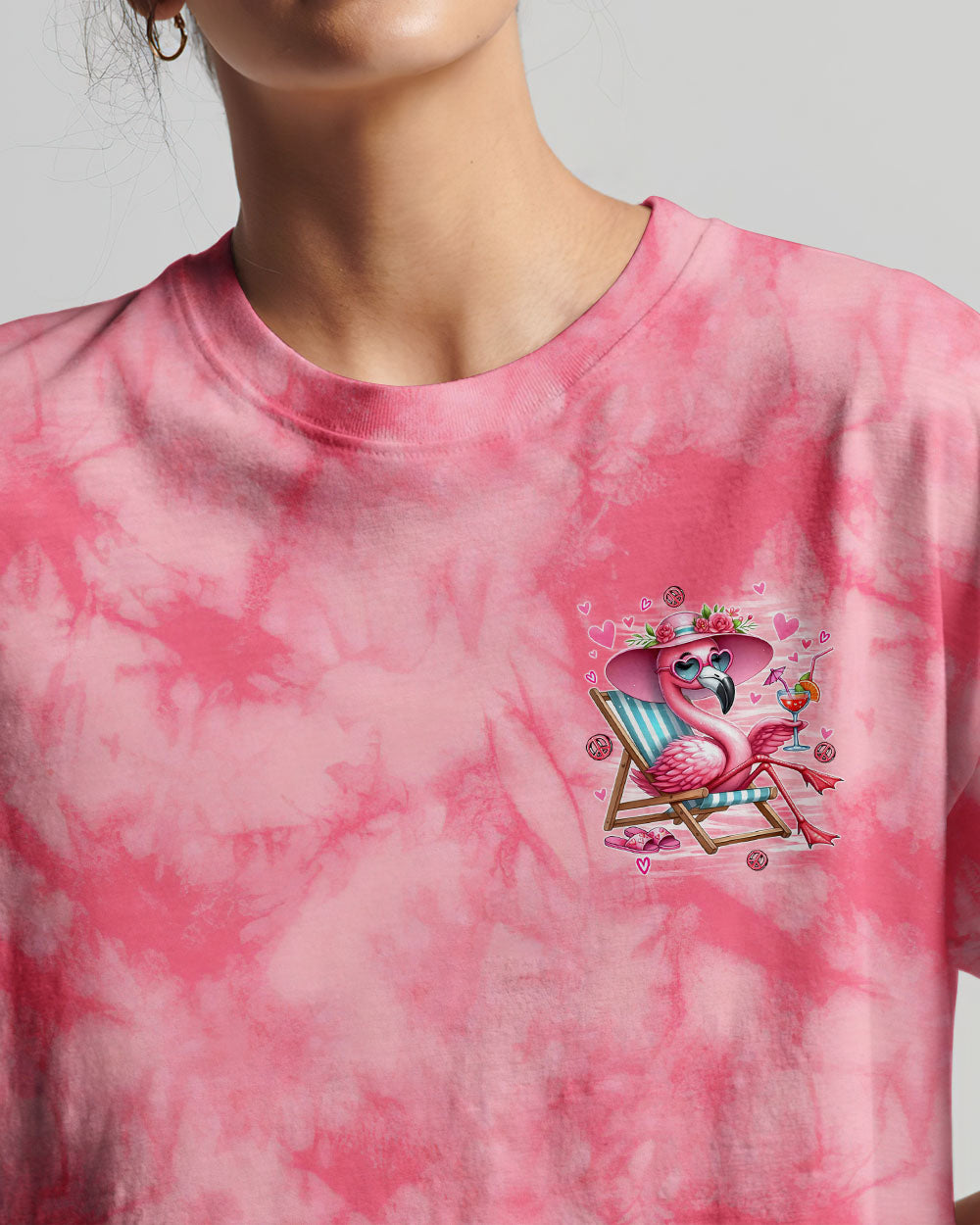 PRETTY IN PINK FLAMINGO ALL OVER PRINT - TYTM1806243