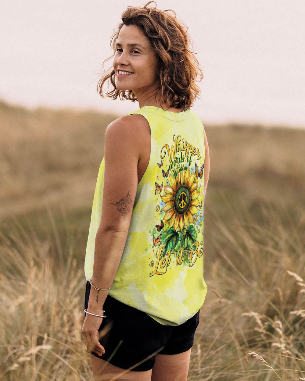 LET IT BE SUNFLOWERS ALL OVER PRINT - TYTM1809242
