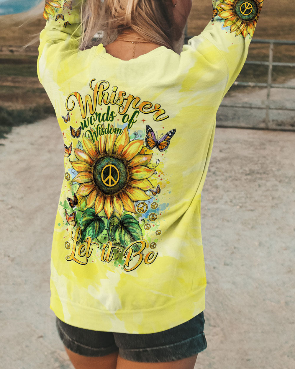 LET IT BE SUNFLOWERS ALL OVER PRINT - TYTM1809242
