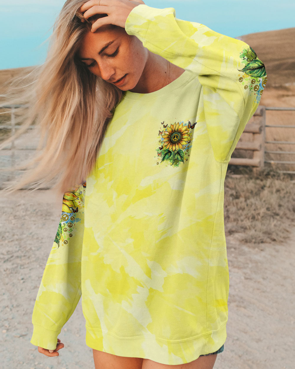 LET IT BE SUNFLOWERS ALL OVER PRINT - TYTM1809242
