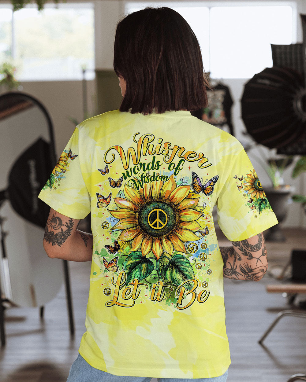 LET IT BE SUNFLOWERS ALL OVER PRINT - TYTM1809242