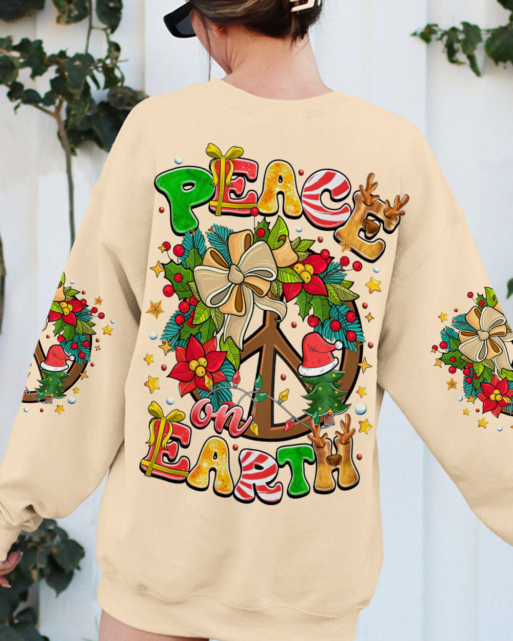 PEACE ON EARTH CHRISTMAS ALL OVER PRINT - TYTM1810242