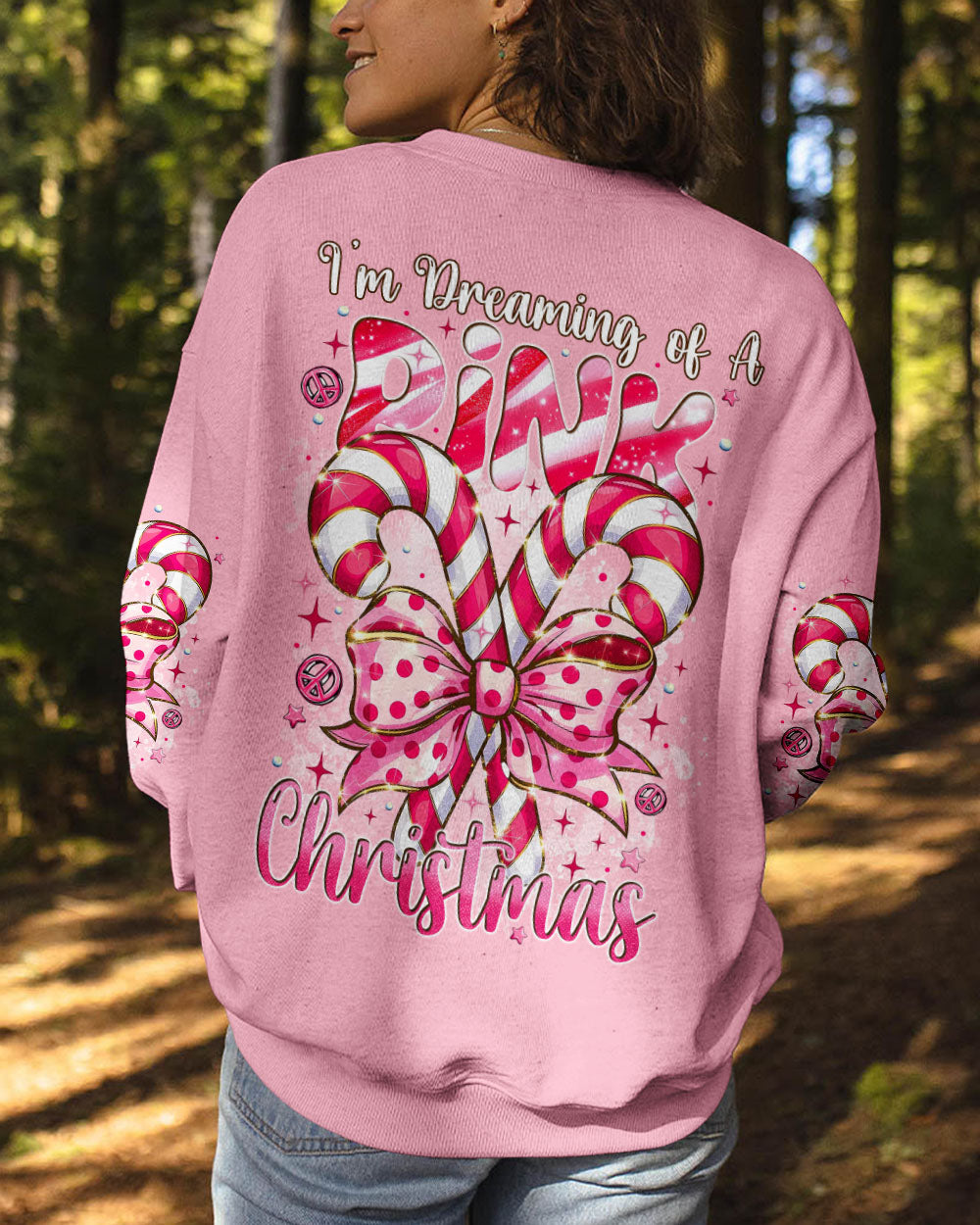 I'M DREAMING OF A PINK CHRISTMAS CANDIES ALL OVER PRINT - TYTM1810243