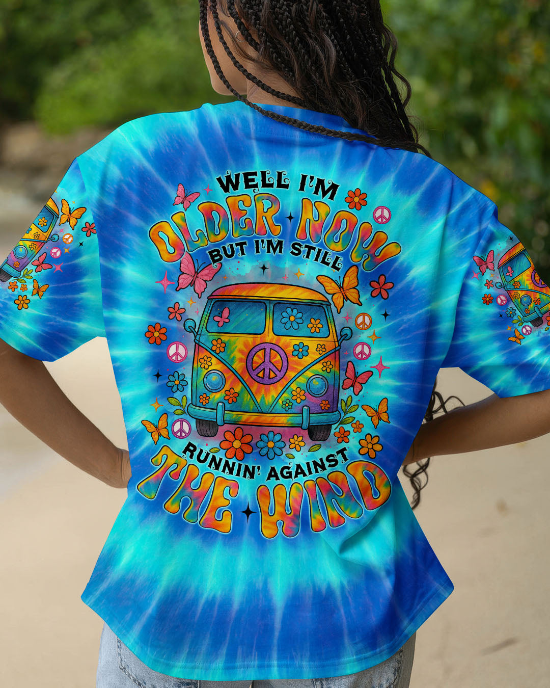 RUNNING AGAINST THE WIND TIE DYE ALL OVER PRINT - TYTM1904252