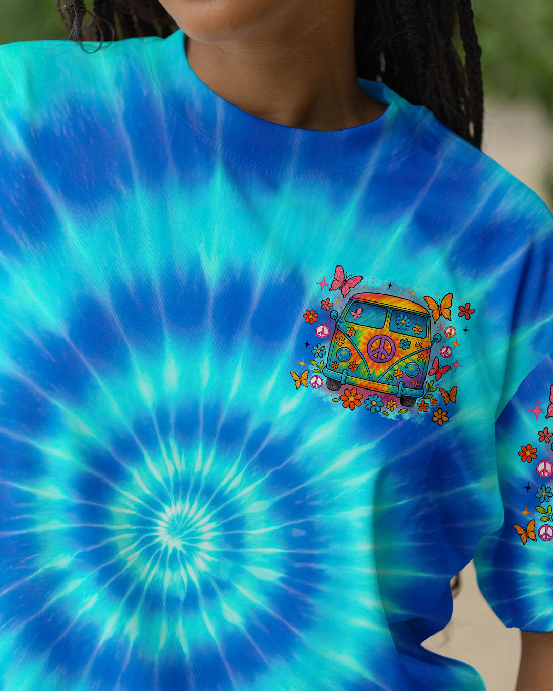 RUNNING AGAINST THE WIND TIE DYE ALL OVER PRINT - TYTM1904252