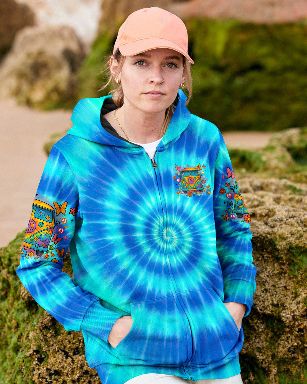 RUNNING AGAINST THE WIND TIE DYE ALL OVER PRINT - TYTM1904252