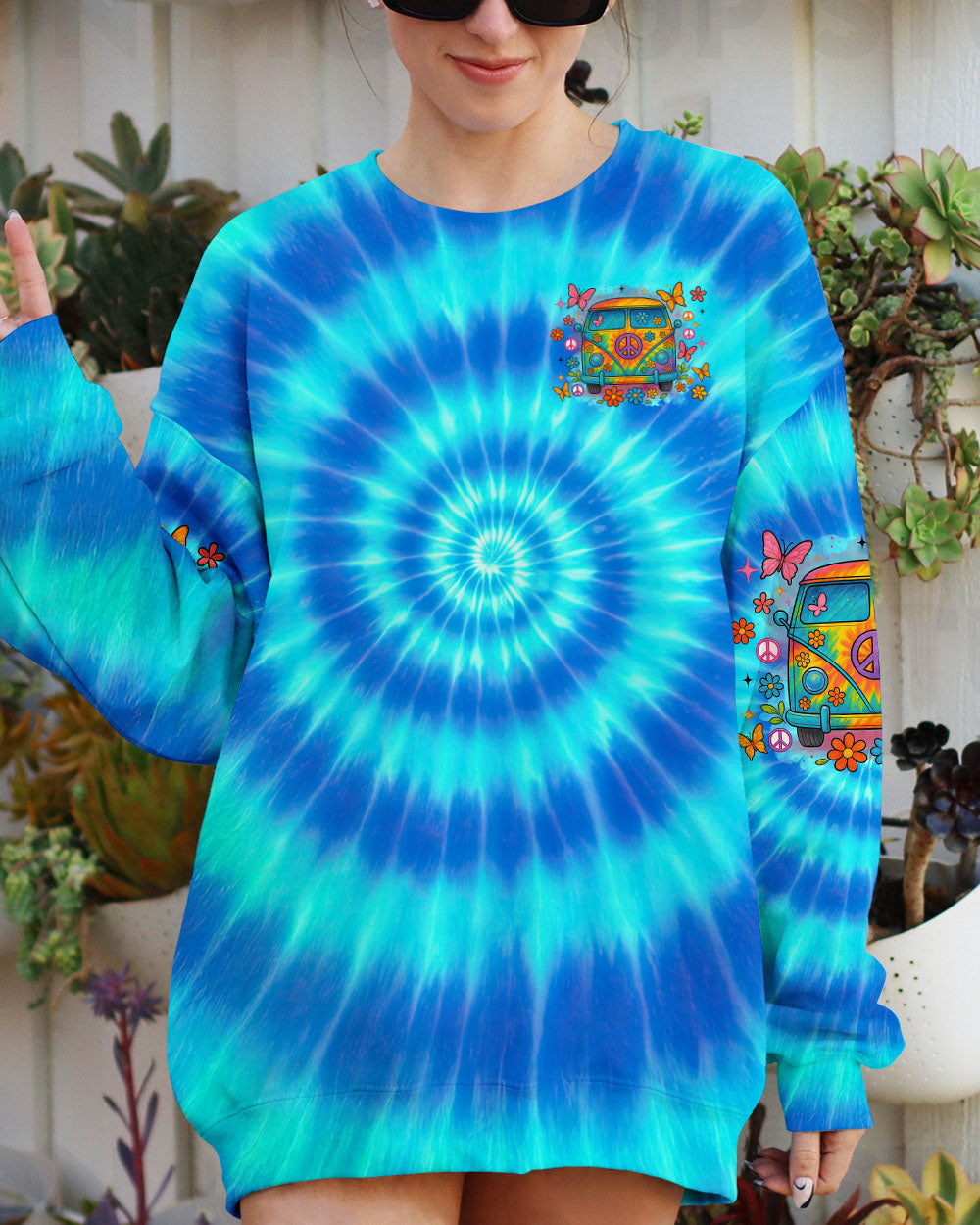 RUNNING AGAINST THE WIND TIE DYE ALL OVER PRINT - TYTM1904252