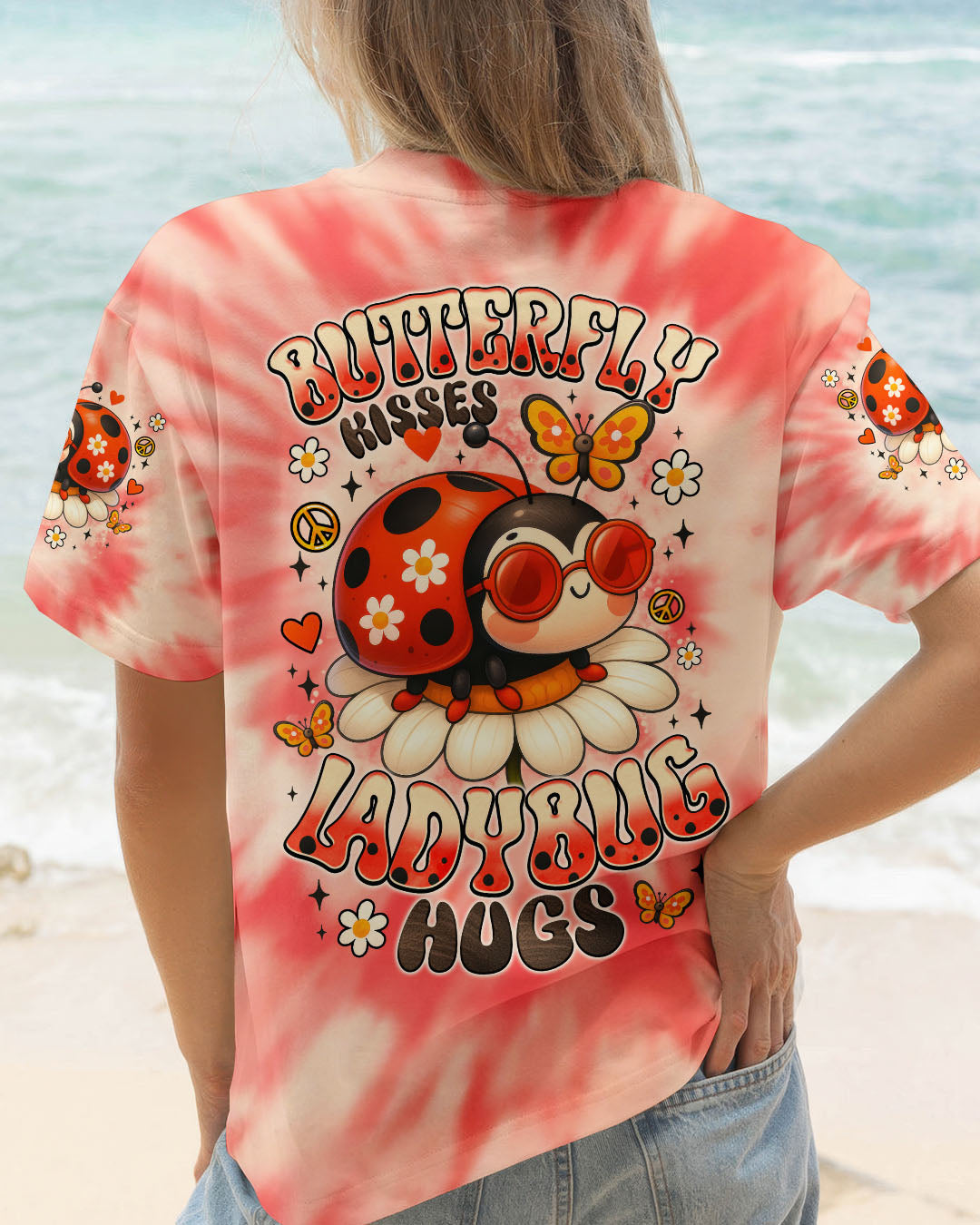 BUTTERFLY KISSES AND LADYBUG HUGS ALL OVER PRINT - TYTM1906252